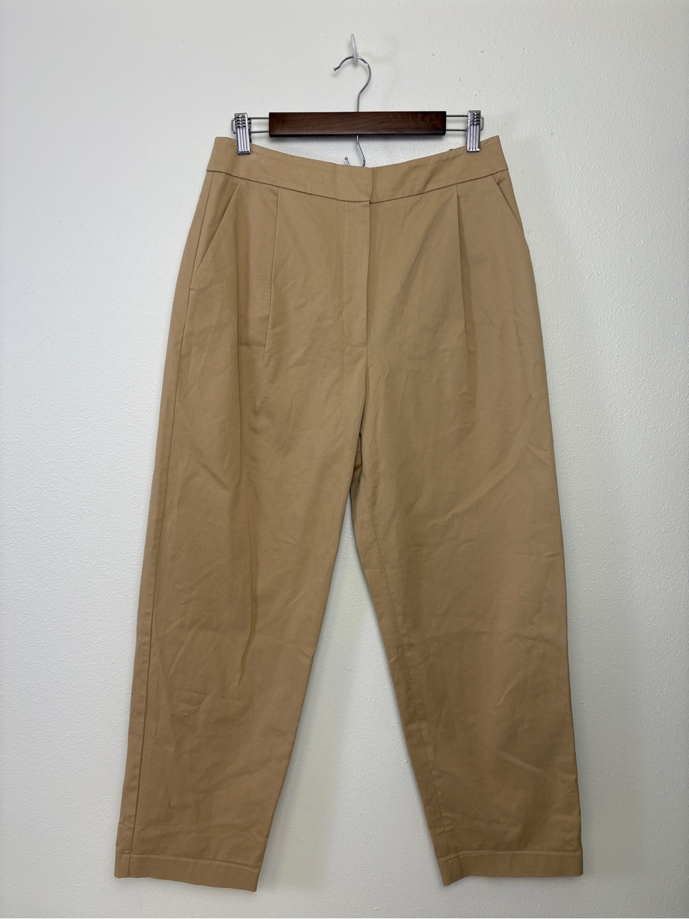 Exquise Women's Cedar High-Waist Barrel Trousers Quiet Luxury Preppy Pleated